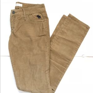 Corduroy tan pants
